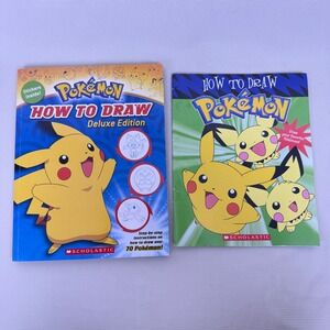 Pokemon How to Draw Books Deluxe Edition + Gotta Draw Em‎ All Books